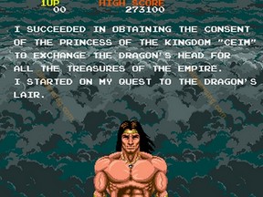 Rastan Saga, capture d'écran